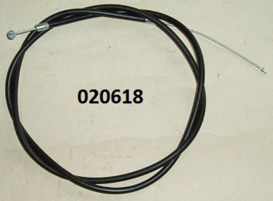 Picture of Choke cable : No adjuster : Single carb : Adjuster in carb
