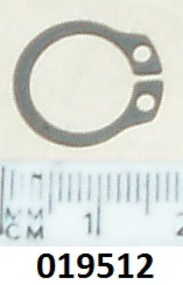 Picture of Circlip : Front brake pivot pin : Twin leading shoe brake