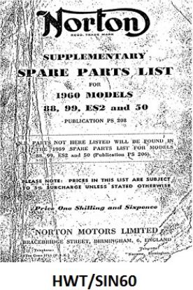 Picture of Parts list : Supplementary : Models ES2, 50, 88, 99