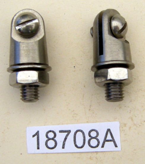 Picture of Number plate pillar assembly : Pair : Front