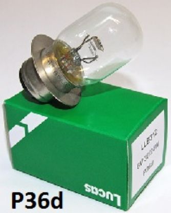 Picture of Bulb : Headlight : 6V 30/24W pre-focus type
