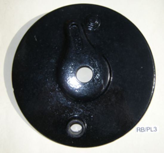 Picture of Brake plate : Rear : Slot location