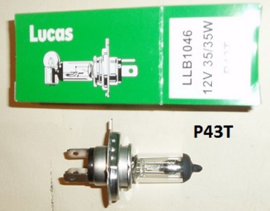 Picture of Headlight Bulb : 12 volt 35/35 watt : H4 fitting