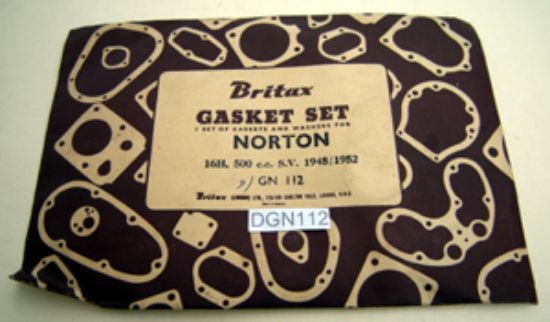 Picture of Gasket set : Decoke : 16H & Big 4 :  Alloy head gasket : Alloy head : 1948-1952