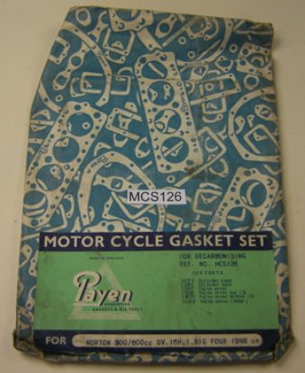 Picture of Gasket set : Decoke : 16H & Big 4 : Copper/asbestos head gasket : Alloy head : 1948-1954