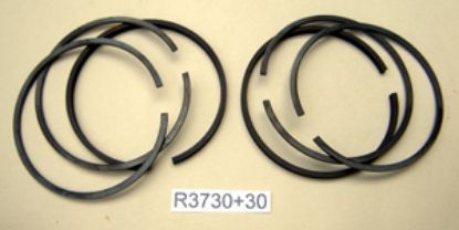 Picture of Piston rings : Engine set : 66mm + 0.030 inch : 500cc & Electra : Genuine Hepolite
