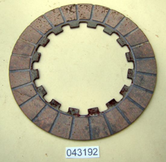 Picture of Clutch plate : Friction : Inner tang : Surflex