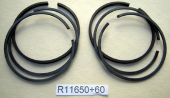 Picture of Piston rings : Engine set : Jubilee : 60mm : + 0.060 inch : NOS shop soiled