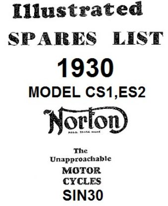 Picture of Parts list : Models CS1, ES2