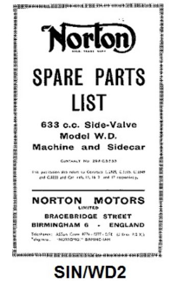 Picture of Parts list : Big 4 inc. sidecar
