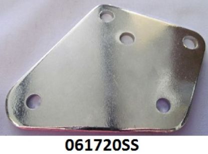 Picture of Silencer/footrest mounting bracket : Reverse cone type : Stainless steel