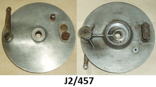 Picture of Brake plate : Front : 8 inch : Including cam and lever