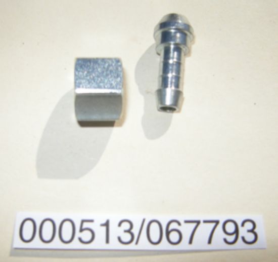 Picture of Petrol tap nut and spigot