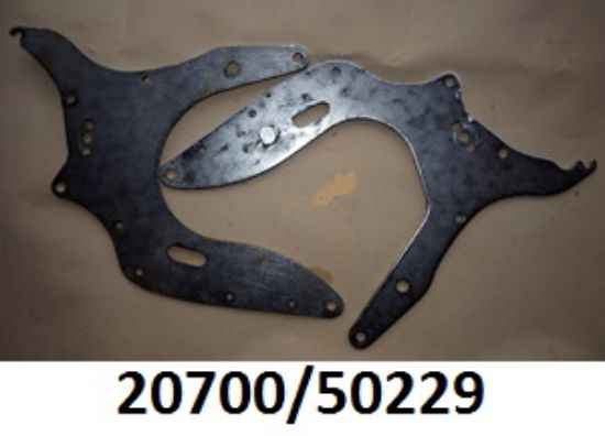Picture of Engine plates : Rear : Pair : Featherbed Singles