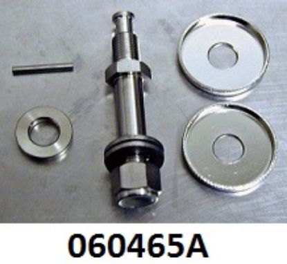Picture of Top shock absorber bolt kit : Pair : Stainless steel : Includes washers, dished washers, lock nuts and pins