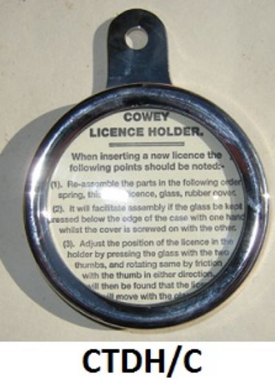 Picture of Tax disc holder : Cowey : Chrome