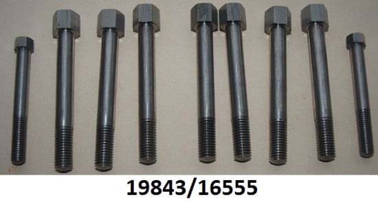 Picture of Rocker box bolt set : 1957 on BSF type
