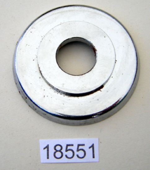 Picture of Dust cover : Front wheel : Brake drum side : Stainless steel