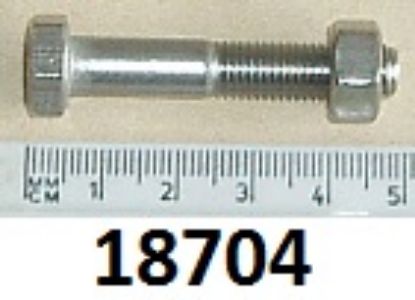 Picture of Bolt : Bottom : Rear shock absorbers : With nut E3223 : Stainless steel