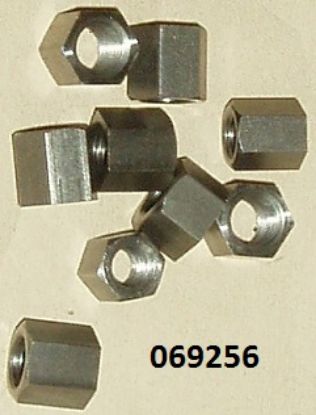 Picture of Barrel fixing nuts : Set of 9 : UNF type : 750 Commando : Stainless steel