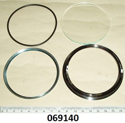 Picture of Bezel assembly: Chronometer speedo and tachometer : Flanged