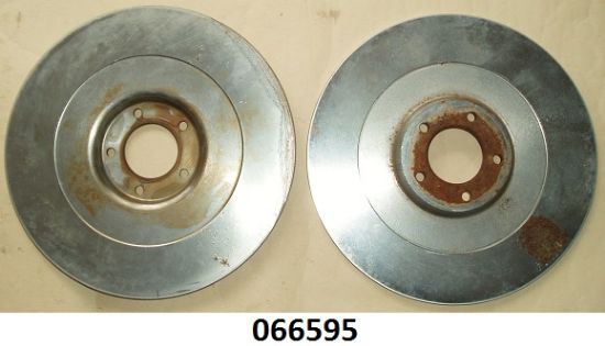 Picture of Brake disc : Chrome plated type : 1 only
