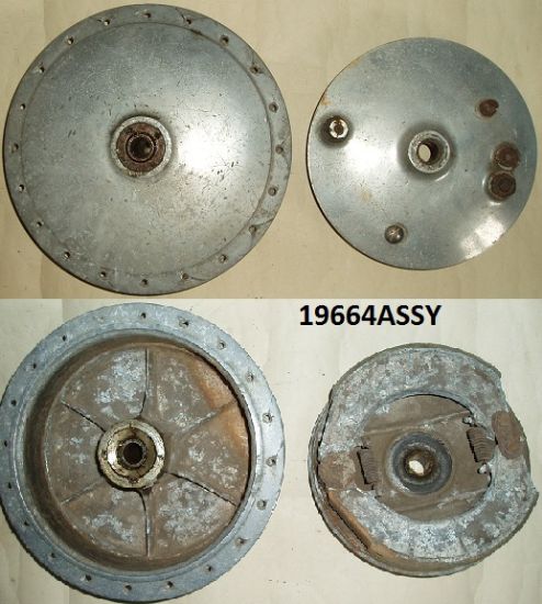 Picture of Front wheel hub assembly : Full width alloy hub