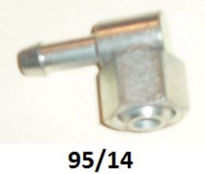Picture of Petrol tap nut with 90deg elbow