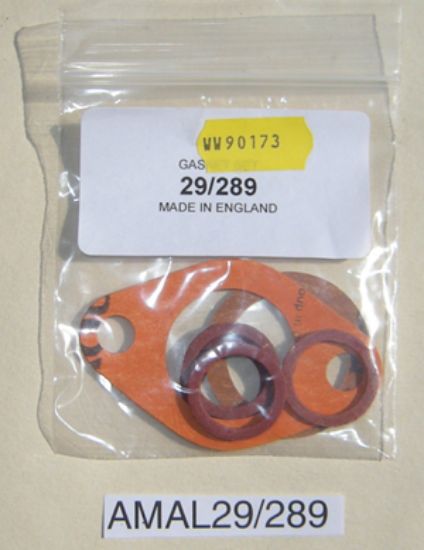 Picture of Gasket set: Amal 29 & 289 pre Monobloc : Gaskets and washers