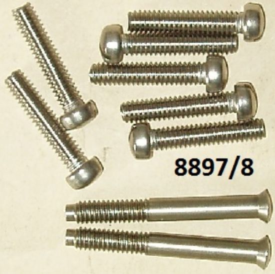 Picture of Screw set : Rocker box : Set of 9 : Stainless steel