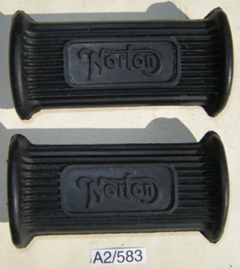 Picture of Footrest rubber : Pillion : Pair
