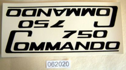 Picture of Transfer : Side panel : Pair : Black : 750 Commando