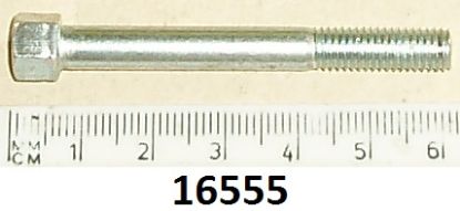 Picture of Rocker box bolt : 1/4in cycle thread : Iron and alloy heads : Plated