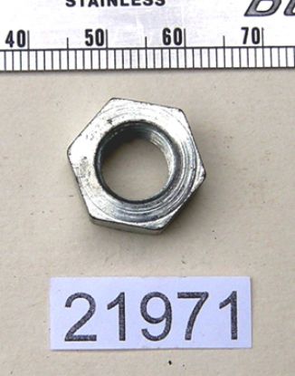 Picture of Nut : Plain : Plated : 3/8 inch BSCY