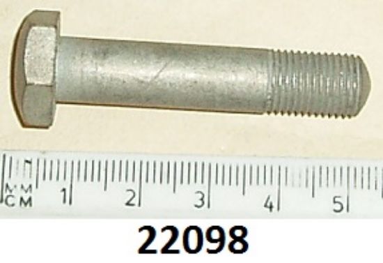 Picture of Bolt : Rear shock absorber mounting : Bottom : Plated