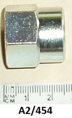 Picture of Nut : Rear wheel : Thread 9/16 x 20TPI : Plated