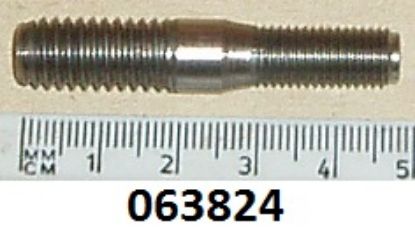 Picture of Stud : Cylinder Base : Stepped : Unified threads : Stainless steel