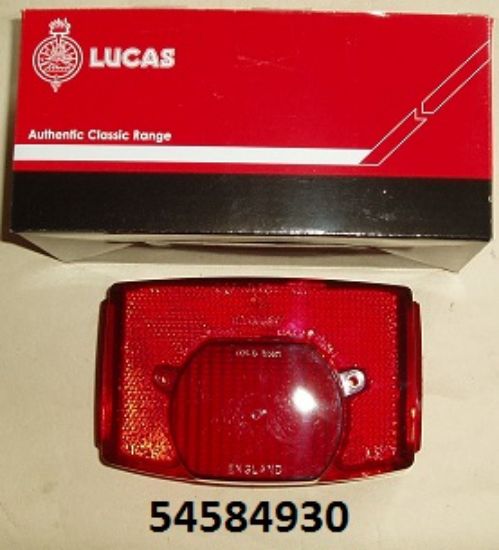 Picture of Lens : Rear light : Lucas 917 type : Genuine Lucas