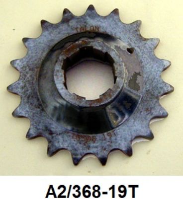 Picture of Gearbox sprocket : 19 teeth : 5/8in x 1/4in