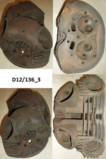 Picture of Cylinder head : Cast iron : 500 Twin : 1949-54