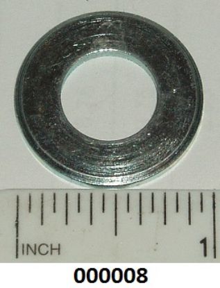 Picture of Plain washer : 1/2 inch inside diameter : Plated