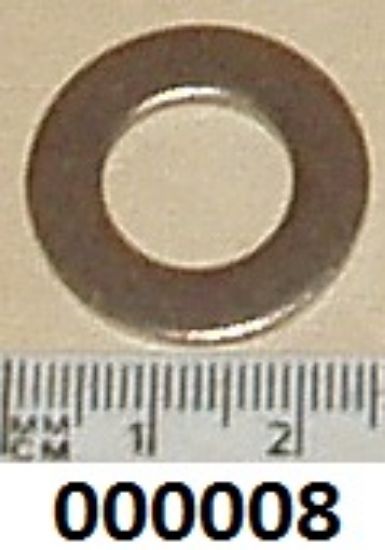 Picture of Plain washer : 1/2 inch inside diameter : Stainless