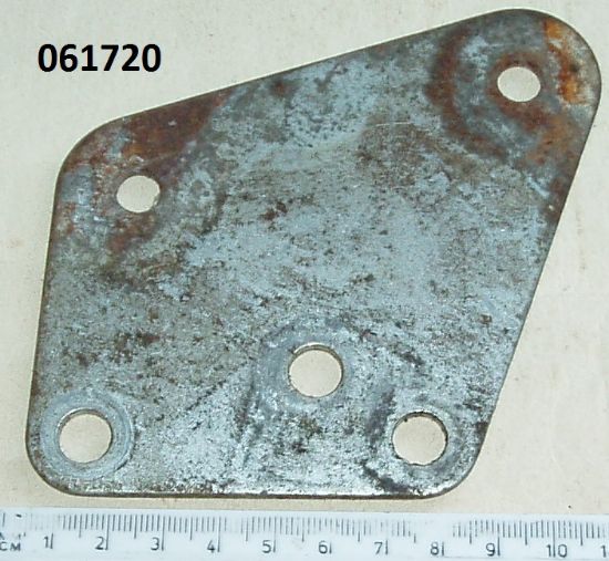 Picture of Silencer/footrest mounting bracket : Reverse cone type : Plated