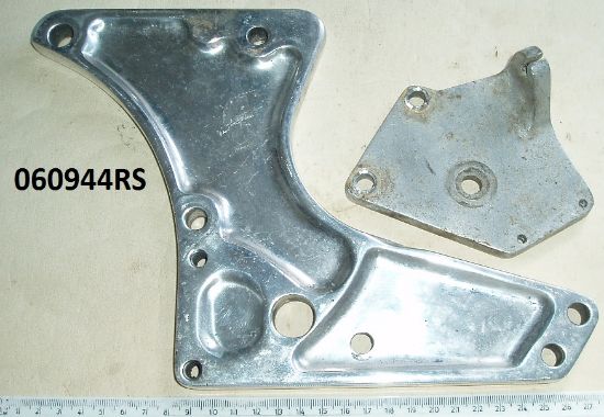 Picture of Footrest mounting plate : Left hand : Modified for rear sets : Including mounting bracket