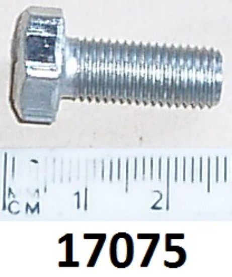 Picture of Silencer bolt : Not reduced head : Plated : 5/16 BSCY X 0.750inch long