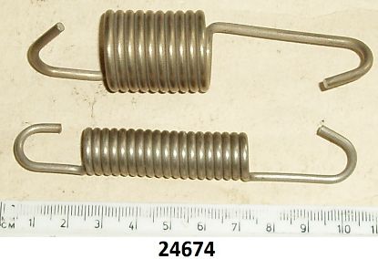 Picture of Centre stand spring : Two springs : Replaces original large spring