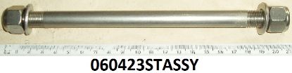 Picture of Bolt assembly : Front Isolastics : Includes nuts & washers : Stainless steel