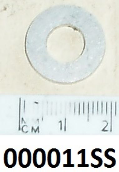 Picture of 5/16 inch plain washer : Thick : Stainless steel