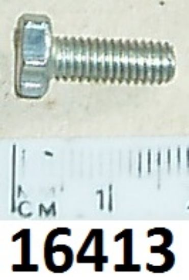 Picture of Bolt : Bracket : Petrol tank strap roller : Plated