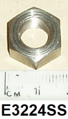 Picture of Nut : 3/8 BSCY : Plain : Stainless steel